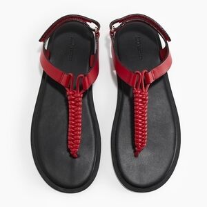 H&M Red and Black Women's Sandals